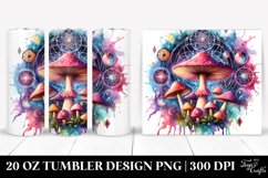Magical Celestial Mushroom Clipart 20 Oz Tumbler Product Image 1
