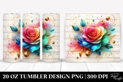 Colorful Floral Swirls | 20 Oz Tumbler Product Image 1
