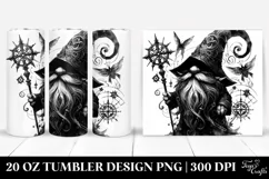 Gothic Gnome Tumbler Design | 20 oz Tumbler Product Image 1