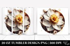 Glossy Shiny Round Narcissus | 20 Oz Tumbler Product Image 1