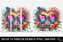 Valentines 20 Oz Tumbler Png Product Image 1