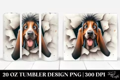 Enthusiastic Bloodhound | 20 Oz Tumbler Product Image 1