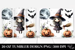 Simple Funny Halloween Clipart, High-Res 20 Oz Tumbler Product Image 1
