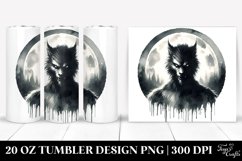 Simple Halloween Werewolf | 20 oz Tumbler Product Image 1