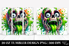 Funny Skeleton Design, High-Res 20 Oz Tumbler Product Image 1