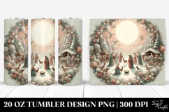 Pastel Retro Christmas Nativity Scene 20 Oz Tumbler Product Image 1