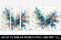 Colorful Watercolor Particles | 20 oz Tumbler Product Image 1