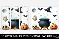 Simple Funny Halloween Clipart, High-Res 20 Oz Tumbler Product Image 1