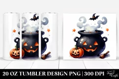 Simple Funny Halloween Clipart, High-Res 20 Oz Tumbler Product Image 1
