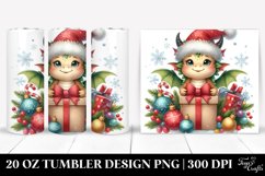 Christmas PNG 20 Oz Tumbler Design Product Image 1