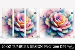 Abstract Vibrant Pastel Rose | 20 oz Tumbler Product Image 1