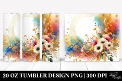 Vibrant Abstract Frame 20 Oz Tumbler Product Image 1