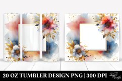 Vibrant Abstract Frame 20 Oz Tumbler Product Image 1