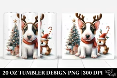 Bull Terrier with Cool Haircut, Transparent PNG Product Image 1