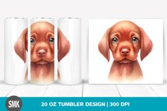 Watercolor Vizsla Text | 20 oz Tumbler Product Image 1