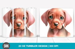 Watercolor Vizsla Text | 20 oz Tumbler Product Image 1