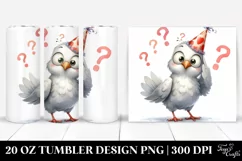 Funny Party Dove, Transparent PNG Product Image 1