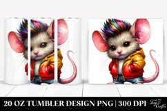 Vibrant Baby Mouse Drawing | 20 oz Tumbler Product Image 1