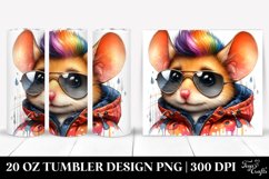 Vibrant Baby Mouse Drawing | 20 oz Tumbler Product Image 1