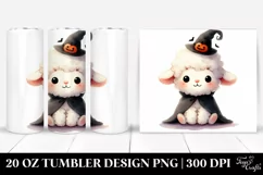 Spooky Halloween Lamb, Transparent PNG Product Image 1