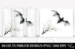 Simple Bat Watercolor Image | 20 oz Tumbler Product Image 1
