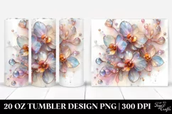 Shiny Orchid Clipart 20 Oz Tumbler Product Image 1