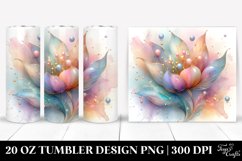 Abstract Shiny Tulip | 20 oz Tumbler Product Image 1