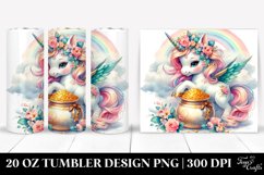 Pastel Baby Unicorn Gold. 20 oz Tumbler Design Product Image 1