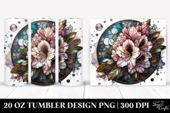 Detailed Stained Rhododendron | 20 Oz Tumbler Product Image 1