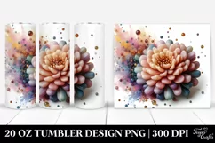 Glossy Marigold with Metallic Finish, 20 Oz Tumbler Product Image 1