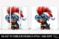 Enthusiastic Doberman Pinscher with Crazy Hair PNG Product Image 1