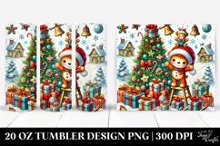 Whimsical Christmas Tree with Gifts 20 Oz Tumbler Product Image 1