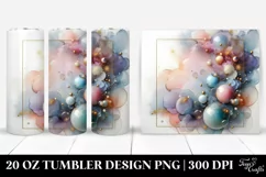 Glossy Cosmos Clipart 20 Oz Tumbler Product Image 1