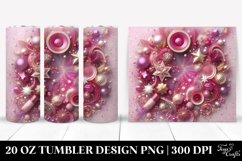 Magenta Glittery Background | 20 oz Tumbler Product Image 1