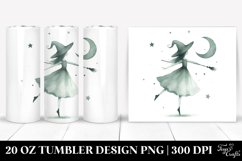 Dancing Whimsical Witch | 20 oz Tumbler Product Image 1