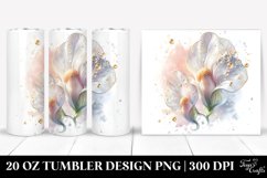 Glossy Sweet Pea Clipart 20 Oz Tumbler Product Image 1