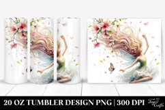 20 Oz Tumbler Sublimation | Pastel Fairy Tumbling with Product Image 1