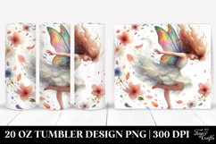 20 Oz Tumbler Sublimation | Pastel Fairy Tumbling with Product Image 1