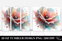 Pastel Poppy | 20 oz Tumbler Product Image 1