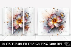 Abstract Primrose Tumbler Product Image 1