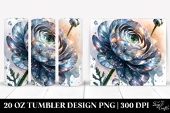 Shiny Ranunculus Splash | 20 Oz Tumbler Product Image 1