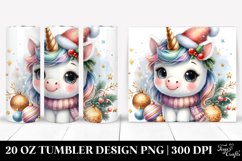 Cute Baby Unicorn Clipart 20 Oz Tumbler Product Image 1