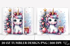 Cute Baby Unicorn Clipart 20 Oz Tumbler Product Image 1