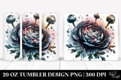 Shiny Ranunculus Splash | 20 Oz Tumbler Product Image 1