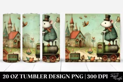 Whimsical Vintage Postcard Style | 20 oz Tumbler Product Image 1