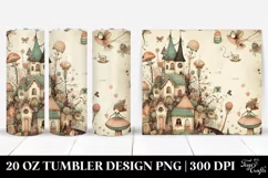 Vintage Postcard Style Whimsical | 20 oz Tumbler Product Image 1