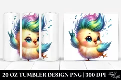 Dancing Baby Bird, Vibrant 20 Oz Tumbler Product Image 1