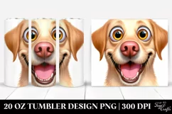 Cute Crazy Watercolor Labrador | 20 Oz Tumbler Product Image 1