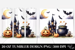 Funny Cauldron Haloween Clipart 20 Oz Tumbler Product Image 1