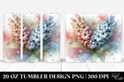 Pastel Hyacinth, Abstract 20 Oz Tumbler Product Image 1